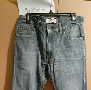 Mens 505 Levis Straight Fit Blue (32Wx30L)
